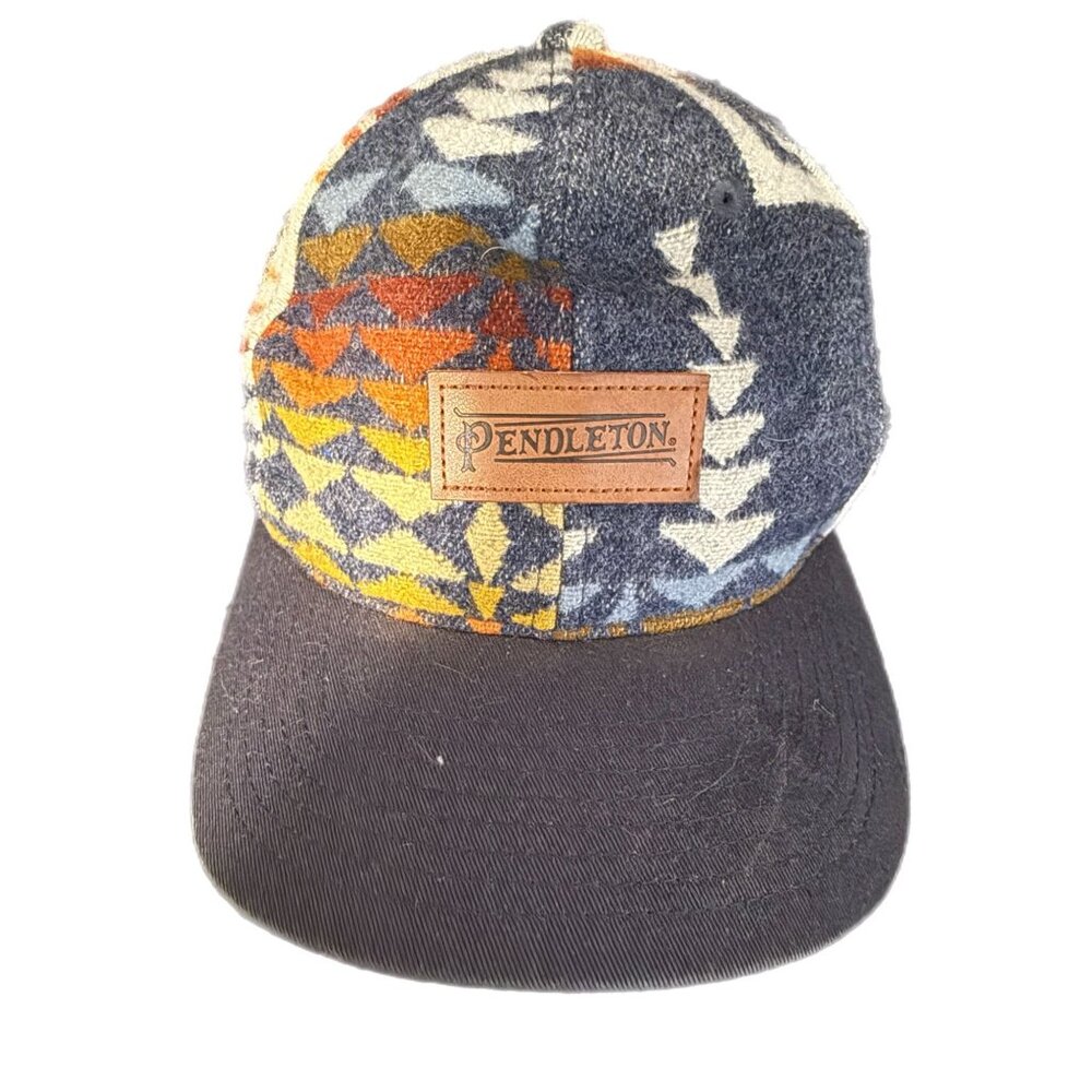 PENDLETON Adjustable Strapback Aztec Wool Cap Hat - image 2